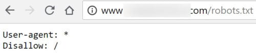 robots.txt disallow line